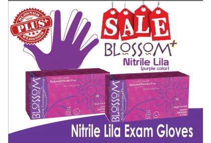 Nitrile Lila Glove, Blossom Plus 